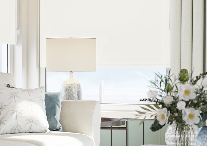 Andromeda, Breeze White - Twist&Fit Roller Blind - Image 5